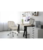 Елегантність і комфорт – офісне крісло VELVET BEIGE - Зображення 3