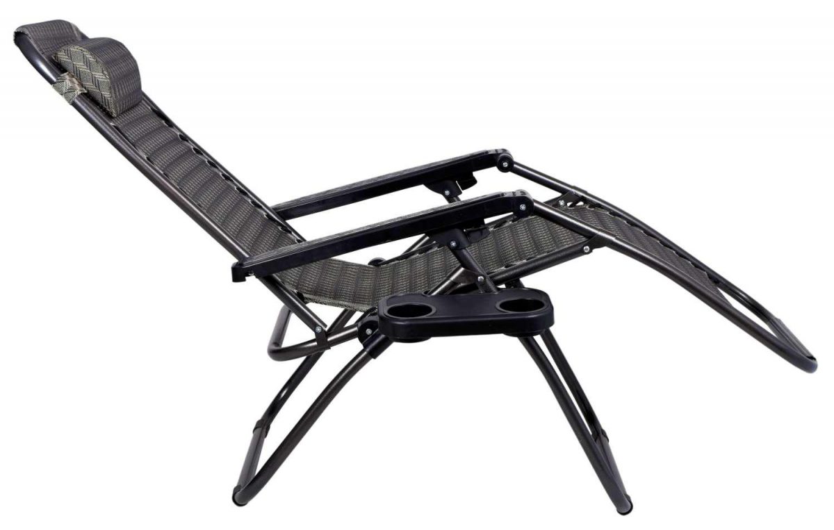 Розкладний шезлонг 2в1 eHokery ORION коричневий ялинка - Комфортний відпочинок з елегантним дизайном - Зображення 3