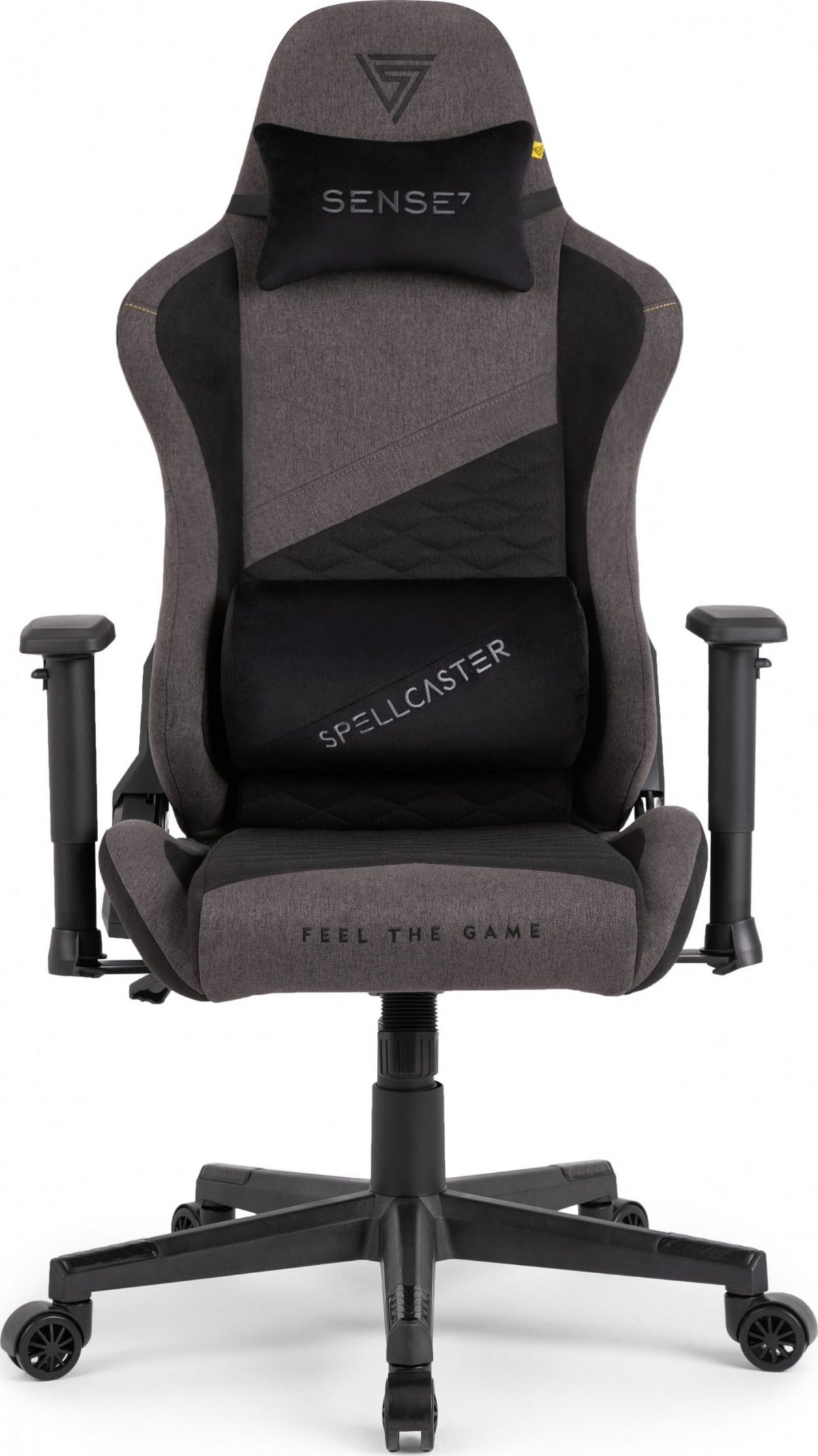 Тканинне крісло SENSE7 Spellcaster Senshi Edition сіре Високий комфорт і стиль для геймерів - Зображення 2