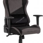 Тканинне крісло SENSE7 Spellcaster Senshi Edition сіре Високий комфорт і стиль для геймерів