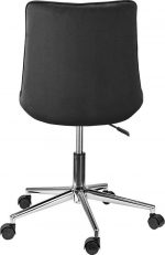Офісне крісло Szchara Pietro чорне оксамитове для вишуканого комфорту та стилю - Зображення 5