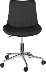 Офісне крісло Szchara Pietro чорне оксамитове для вишуканого комфорту та стилю - Зображення 6