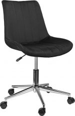 Офісне крісло Szchara Pietro чорне оксамитове Для вишуканого комфорту та стилю