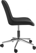 Офісне крісло Szchara Pietro чорне оксамитове для вишуканого комфорту та стилю - Зображення 3