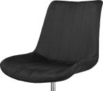 Офісне крісло Szchara Pietro чорне оксамитове для вишуканого комфорту та стилю - Зображення 4