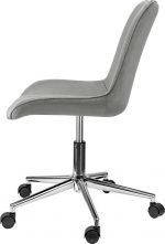 Офісне крісло Szchara Pietro сіре оксамитове - Елегантність та комфорт - Зображення 3