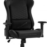 Чорне крісло SENSE7 Spellcaster Senshi Edition Стильний комфорт та підтримка для геймерів