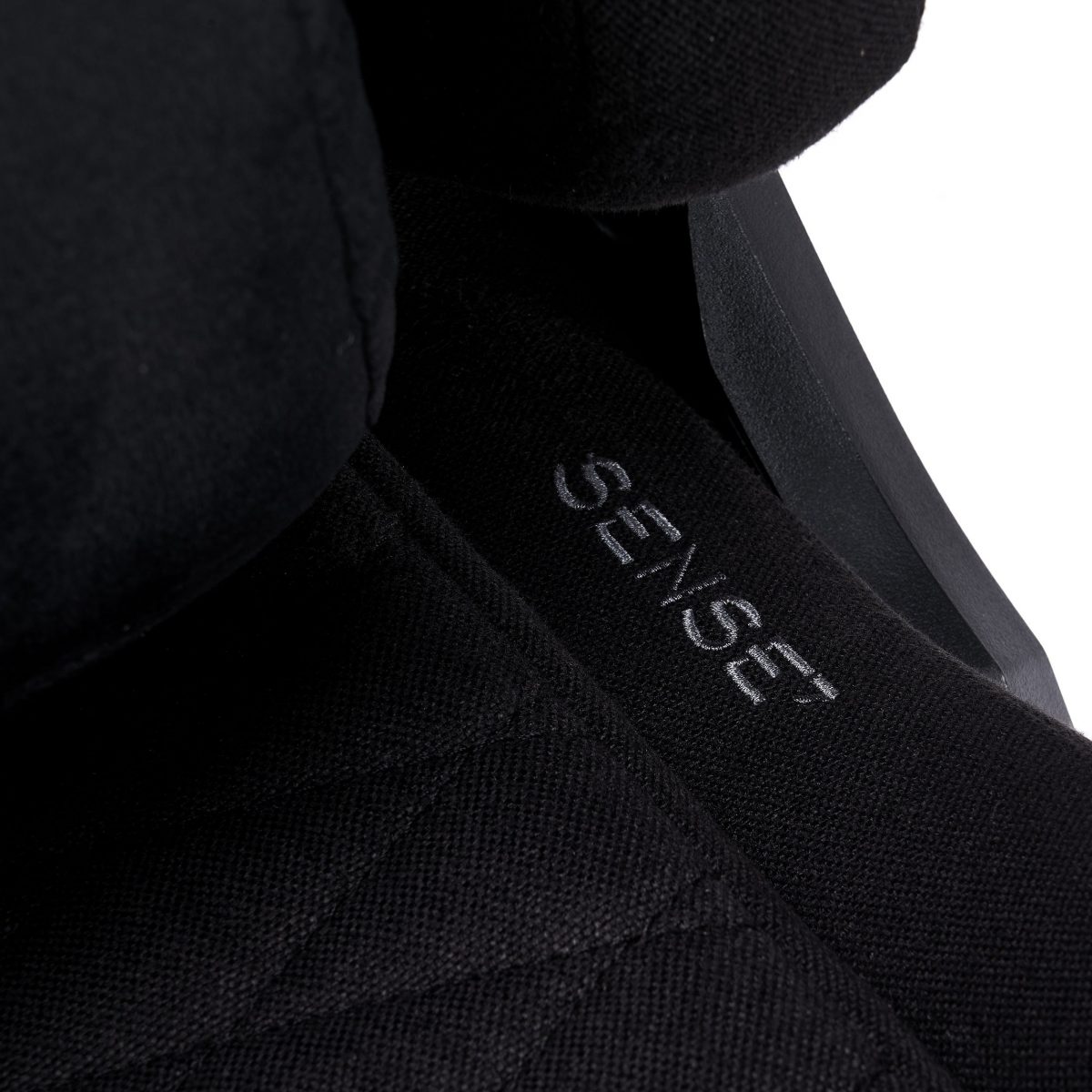 SENSE7 Spellcaster Senshi Edition XL тканинне крісло чорного кольору Максимальний комфорт та стиль для геймерів - Зображення 7