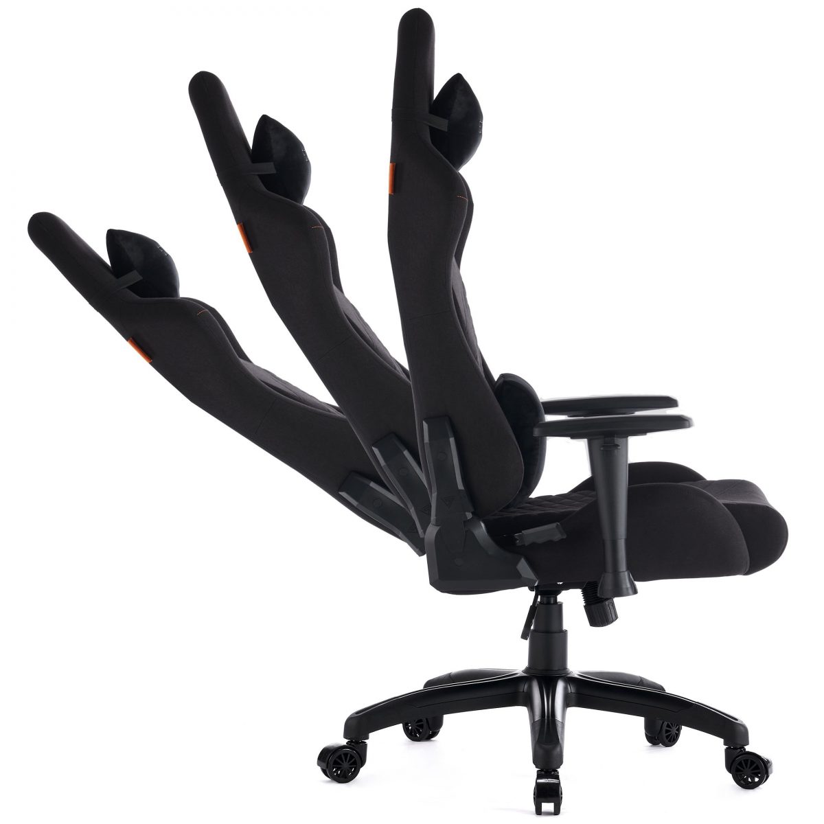 SENSE7 Spellcaster Senshi Edition XL тканинне крісло чорного кольору Максимальний комфорт та стиль для геймерів - Зображення 9