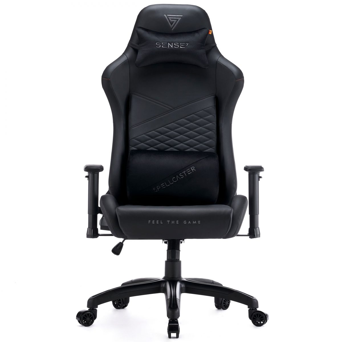 Чорне крісло SENSE7 Spellcaster Senshi Edition XL: Ідеальний комфорт і стиль - Зображення 2