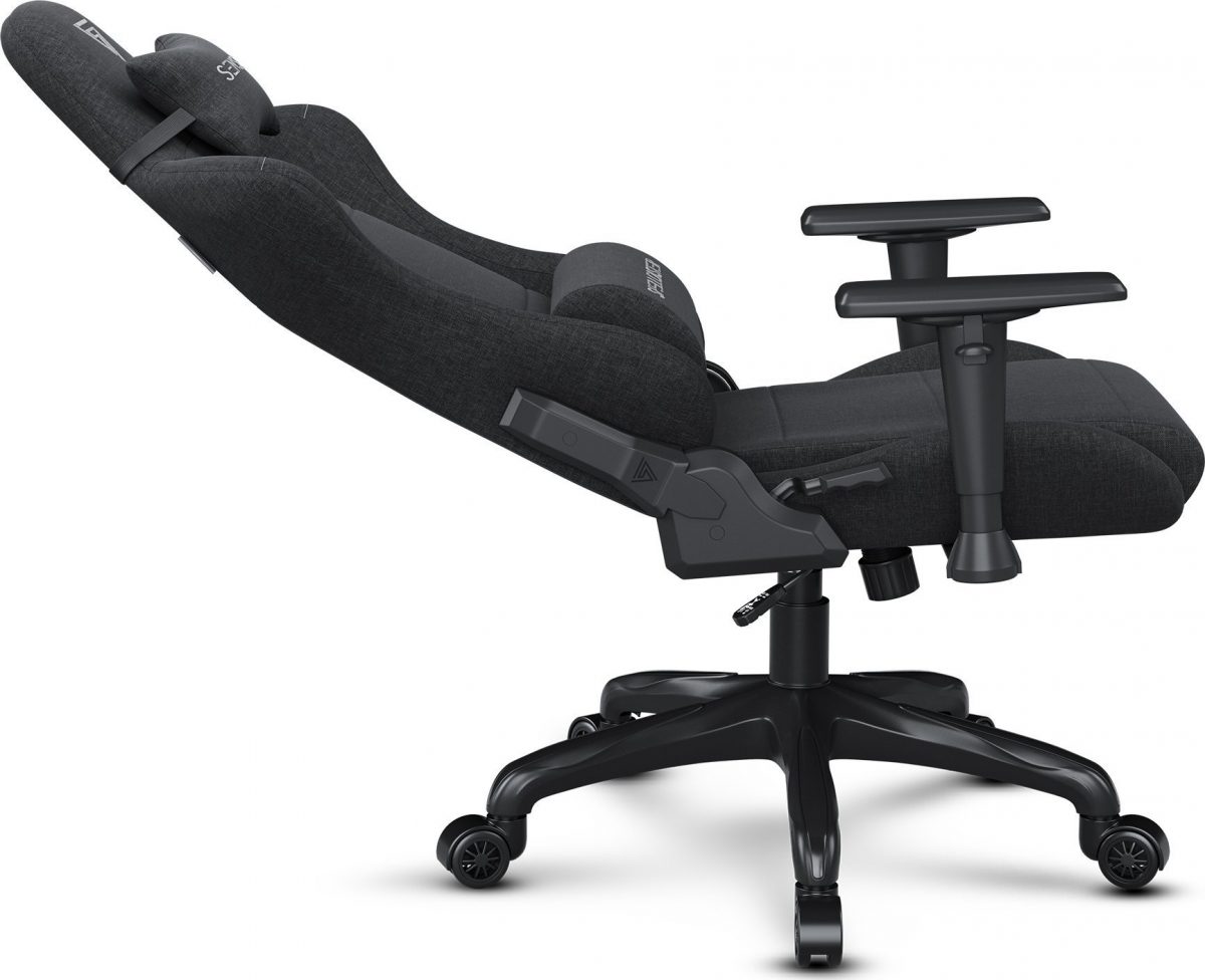 Тканинне крісло SENSE7 Spellcaster FUKU чорний: комфорт і стиль для геймерів - Зображення 5