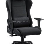 Тканинне крісло SENSE7 Spellcaster FUKU чорний Комфорт і стиль для геймерів