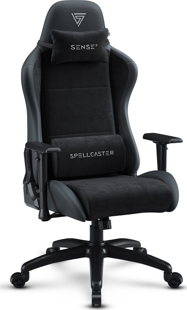 SENSE7 Spellcaster FUKU XL PU Крісло чорний Елегантний комфорт і надійність для геймерів