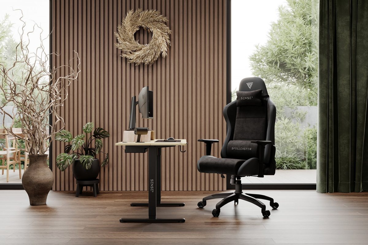Геймерське крісло SENSE7 Spellcaster FUKU XL PU - Елегантний комфорт і надійність для геймерів - Зображення 2