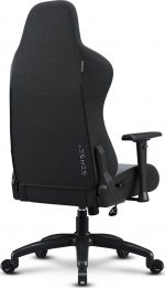 Геймерське крісло SENSE7 Spellcaster FUKU XL тканинне крісло чорно-сірий Максимальний комфорт і стиль для геймерів - Зображення 7