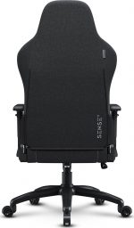 Геймерське крісло SENSE7 Spellcaster FUKU XL тканинне крісло чорно-сірий Максимальний комфорт і стиль для геймерів - Зображення 8