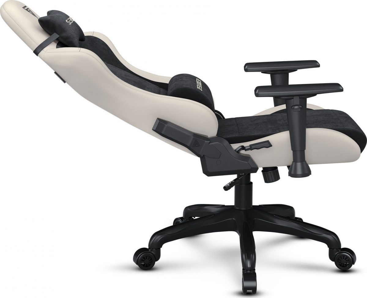 Крісло  SENSE7 Spellcaster FUKU PU (чорний/бежевий) - поєднання комфорту та елегантності - Зображення 6