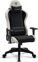 SENSE7 Spellcaster FUKU PU Крісло чорний/бежевий Ідеальний комфорт і елегантний дизайн для геймерів