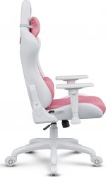 Крісло SENSE7 Spellcaster FUKU PU Біло-Рожеве: Стильний комфорт для геймерів у яскравих кольорах - Зображення 5