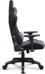 Тканинне крісло SENSE7 Spellcaster FUKU чорно-сірий: Комфорт і стиль для геймерів у елегантному дизайні - Зображення 5