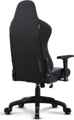 Тканинне крісло SENSE7 Spellcaster FUKU чорно-сірий: Комфорт і стиль для геймерів у елегантному дизайні - Зображення 7