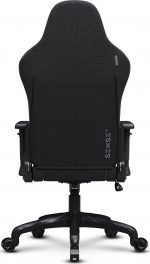 Тканинне крісло SENSE7 Spellcaster FUKU чорно-сірий: Комфорт і стиль для геймерів у елегантному дизайні - Зображення 8