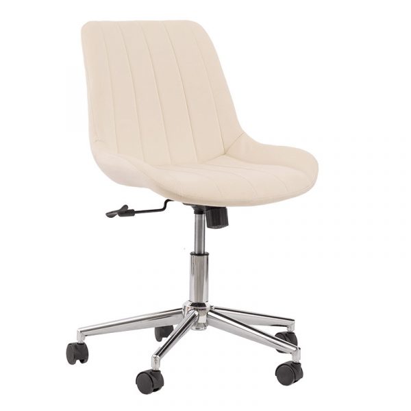 Офісне крісло Szchara Pietro бежеве оксамитове Стильне рішення
