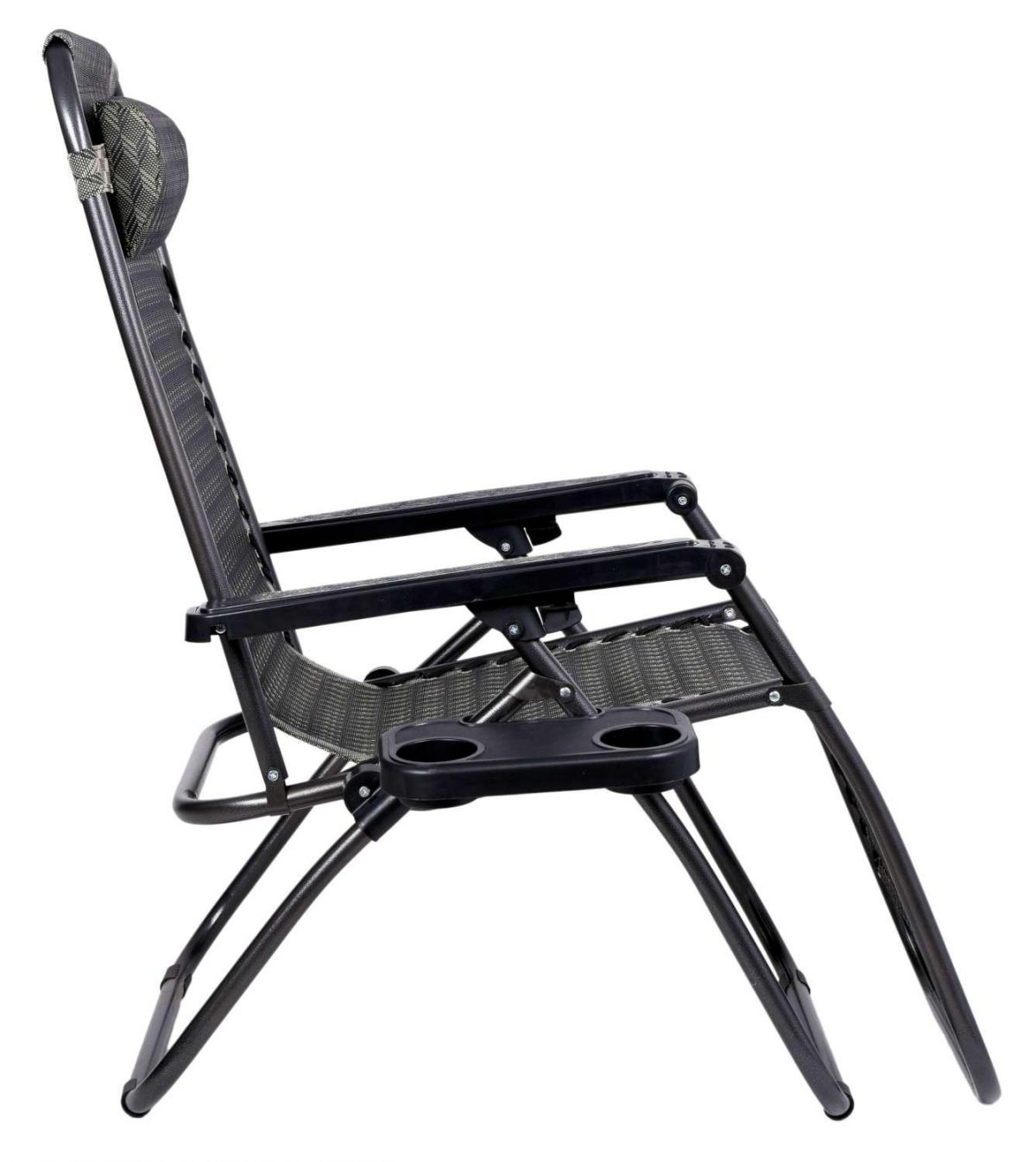 Розкладний шезлонг 2в1 eHokery ORION коричневий ялинка - Комфортний відпочинок з елегантним дизайном - Зображення 4