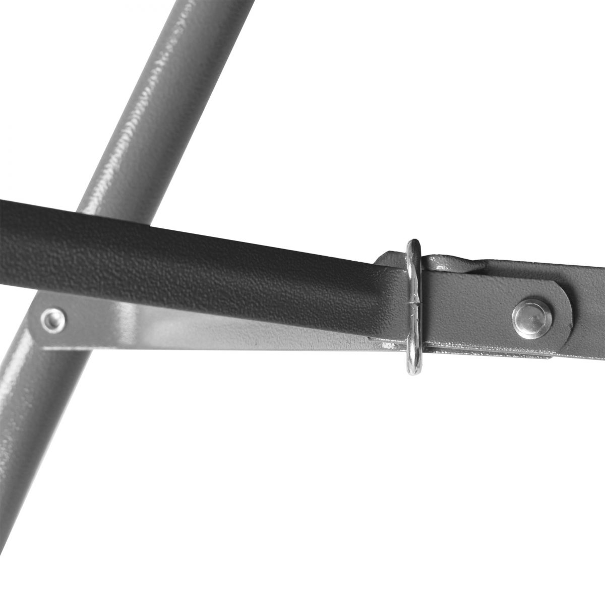 Лавка розкладна садова eHokery чорна 180x29x42см - Зображення 7