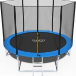 Дитячий Садовий Батут FunFit із Захисною Сіткою і Сходами 312 см - Безпечні Розваги на Дворі