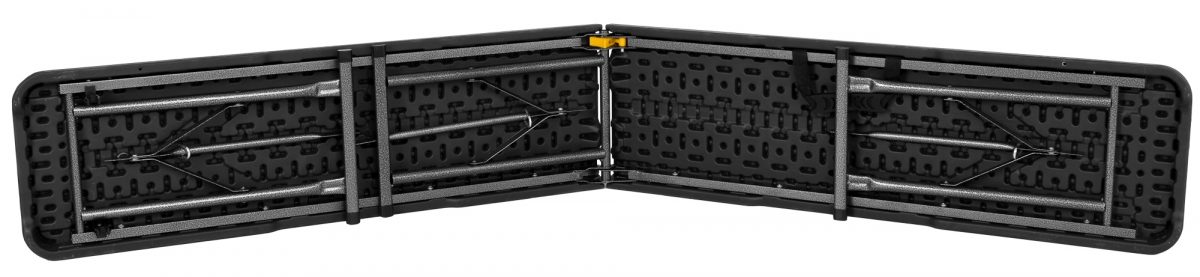 Лавка розкладна садова WOODLAND 183x28x43см чорна - Зображення 3