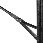 Лавка розкладна садова WOODLAND 183x28x43см чорна - Зображення 4