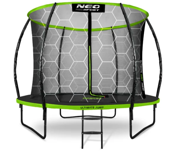 Батут Neo-Sport Premium 252 см NS-08C221 із Внутрішньою Сіткою + Драбинка - Забезпечте Розваги для Дітей і Дорослих