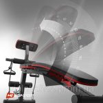 Регульована тренувальна лава Hop-Sport HS-1035 з молитовною лавою, похила, міцна універсальний тренажер для домашніх тренувань з високою міцністю та комфортом - Зображення 7