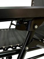 Розкладне крісло-шезлонг 2в1 eHokery ORION чорне - стиль та комфорт для відпочинку на пляжі та в саду - Зображення 7