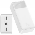 Повербанк Baseus PPBD050202 Bipow 30000mAh 2xUSB USB-C 15W White - Високий Рівень Заряду та Універсальність