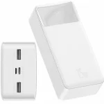 Повербанк Baseus PPBD050202 Bipow 30000mAh 2xUSB USB-C 15W White - Високий Рівень Заряду та Універсальність