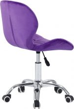 Офісне крісло Lugano welur фіолетове - стиль та комфорт для вашого робочого простору - Зображення 5