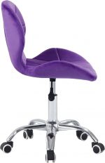 Офісне крісло Lugano welur фіолетове - стиль та комфорт для вашого робочого простору - Зображення 4