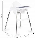 Дитяче крісло для годування Ecotoys 2в1 з ременями - комфорт і безпека для вашої дитини - Зображення 6