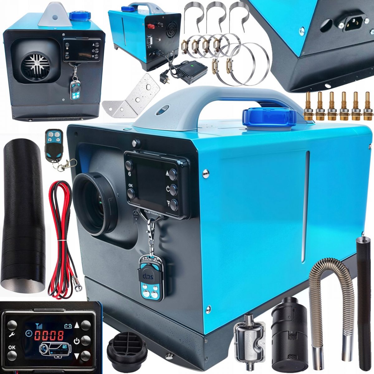 Обігрівач автомобільний дизельний Ondragon on001 8 kW - надійне тепло в будь-яку погоду - Зображення 3