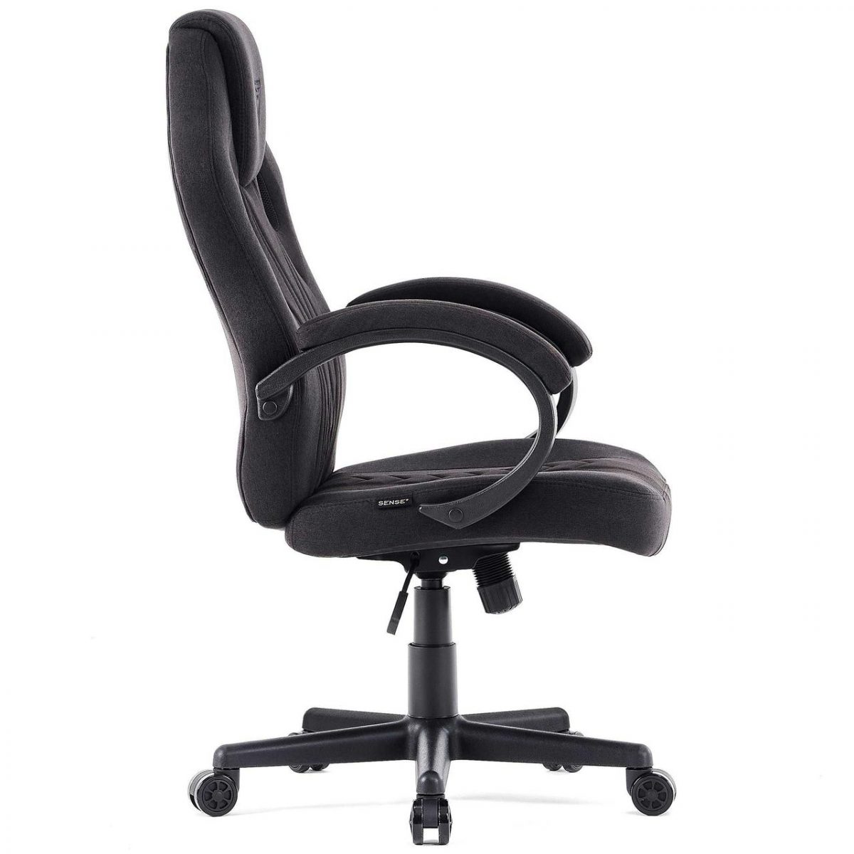 Геймерське крісло Sense7 Prism black тканина - комфорт та стиль для тривалих ігор - Зображення 3