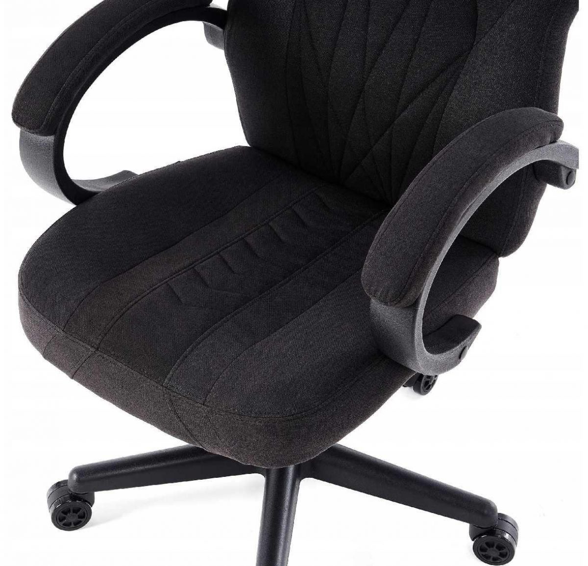 Геймерське крісло Sense7 Prism black тканина - комфорт та стиль для тривалих ігор - Зображення 5