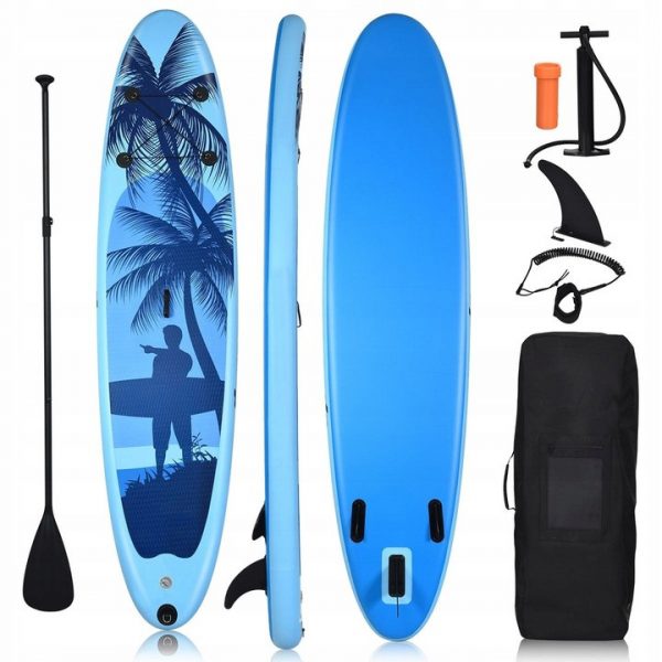 Дошка SUP Costway SP37089-L з веслом 335 см-ідеальний вибір для водних пригод