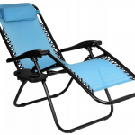 Розкладний лежак 2в1 eHokery ORION синій-Зручність та стиль для ідеального відпочинку на пляжі та в саду