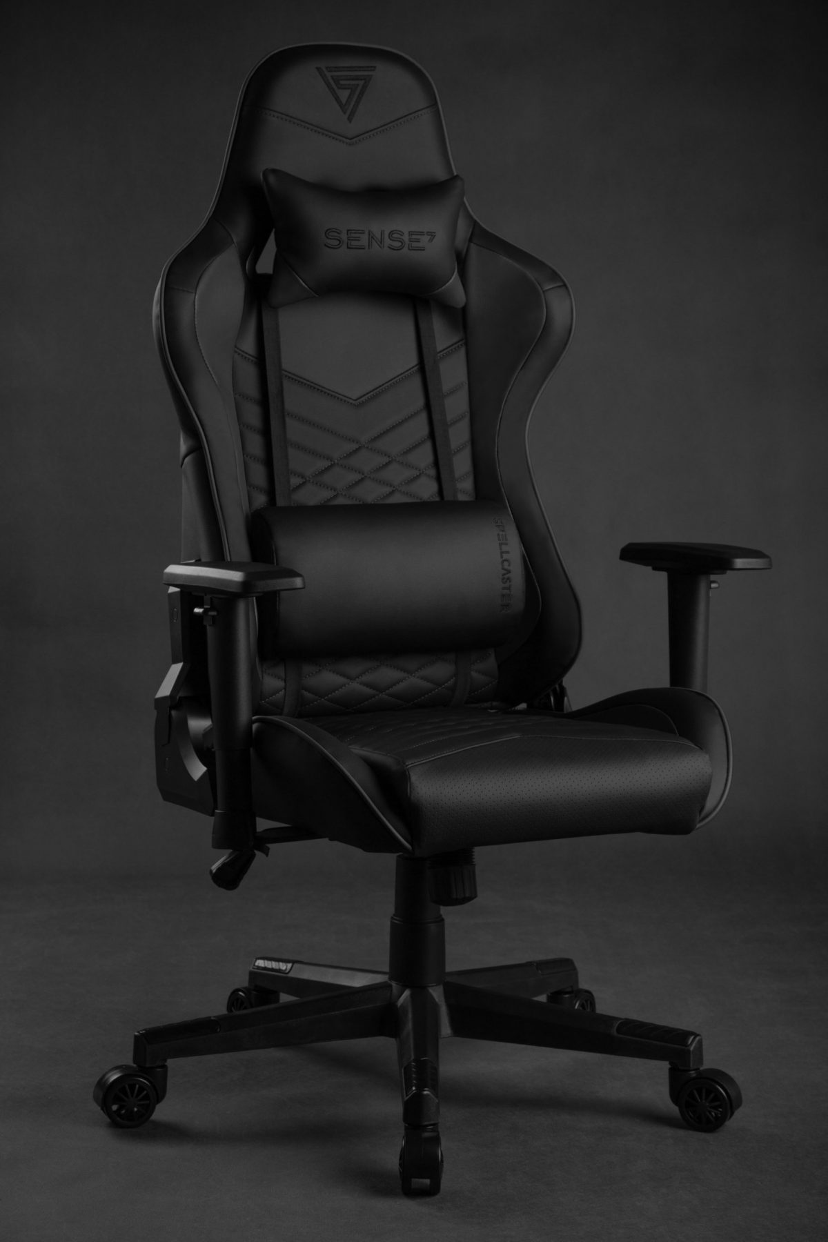 Крісло SENSE7 Spellcaster Black Елегантний дизайн та максимальний комфорт для геймерів - Зображення 6