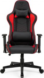 Крісло SENSE7 Spellcaster чорно-червоне: Динамічний дизайн та комфорт для геймерів - Зображення 2