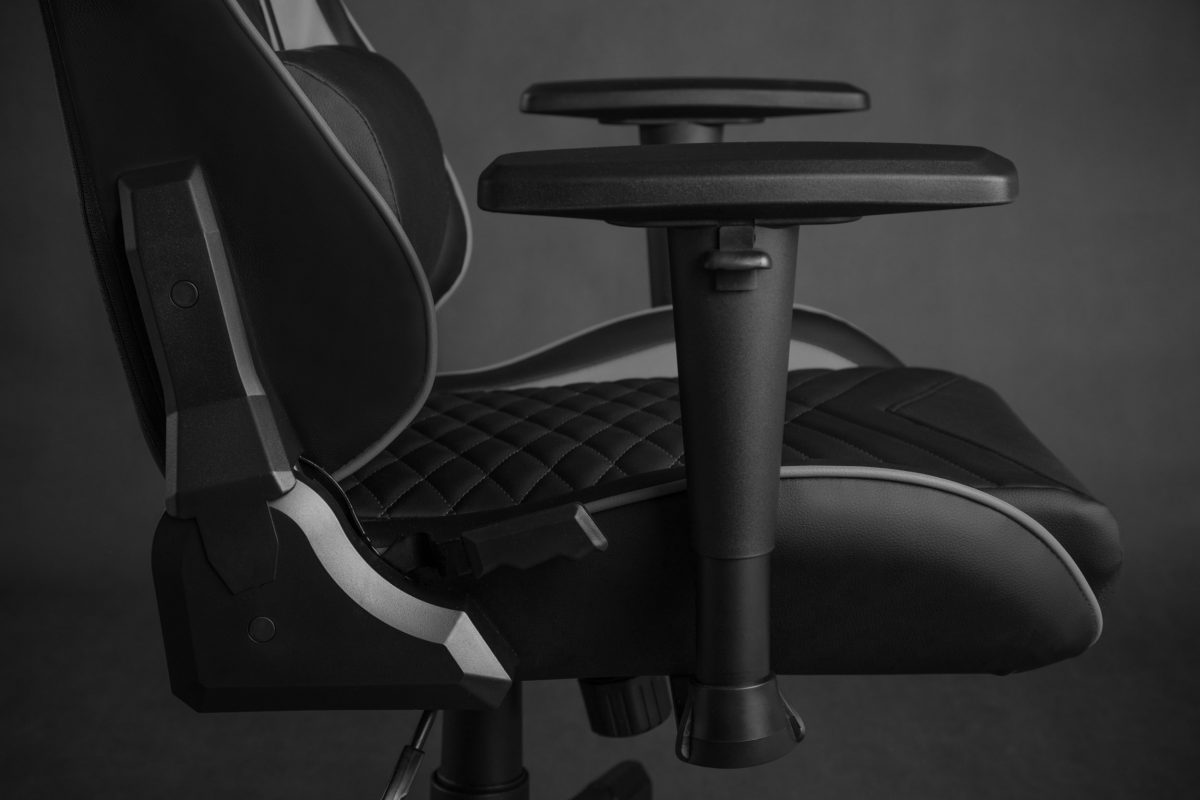 Крісло SENSE7 Spellcaster Black/Grey: Стильний комфорт та підтримка для геймерів - Зображення 7