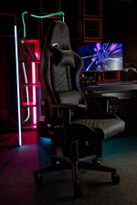 Крісло SENSE7 Spellcaster Black/Grey: Стильний комфорт та підтримка для геймерів - Зображення 8