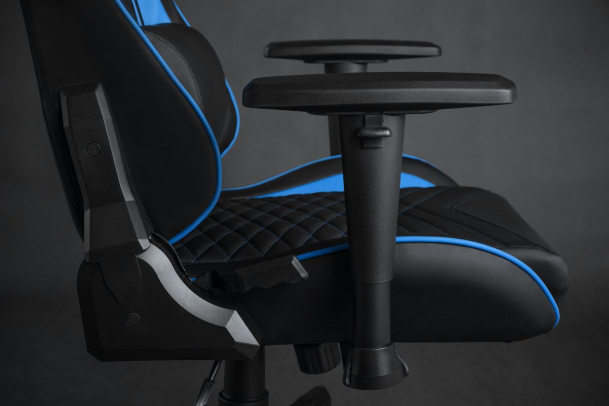 Крісло SENSE7 Spellcaster Чорно-синє: Динамічний дизайн і комфорт - Зображення 9